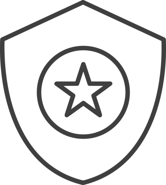 Beğeni, Favori, UI Tasarımı, Başarı ve Dijital Kullanım için Yıldız Tasarım Simgesi Simgesi