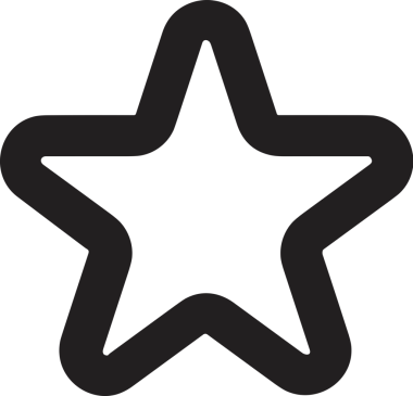 Beğeni, Favori, UI Tasarımı, Başarı ve Dijital Kullanım için Yıldız Tasarım Simgesi Simgesi