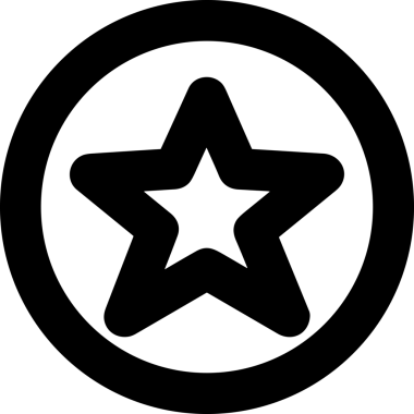 Beğeni, Favori, UI Tasarımı, Başarı ve Dijital Kullanım için Yıldız Tasarım Simgesi Simgesi