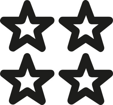 Beğeni, Favori, UI Tasarımı, Başarı ve Dijital Kullanım için Yıldız Tasarım Simgesi Simgesi