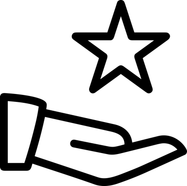 Beğeni, Favori, UI Tasarımı, Başarı ve Dijital Kullanım için Yıldız Tasarım Simgesi Simgesi