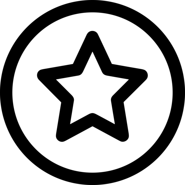 Beğeni, Favori, UI Tasarımı, Başarı ve Dijital Kullanım için Yıldız Tasarım Simgesi Simgesi