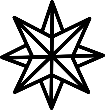 Beğeni, Favori, UI Tasarımı, Başarı ve Dijital Kullanım için Yıldız Tasarım Simgesi Simgesi