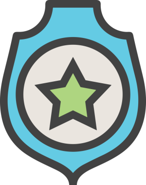 Beğeni, Favori, UI Tasarımı, Başarı ve Dijital Kullanım için Yıldız Tasarım Simgesi Simgesi