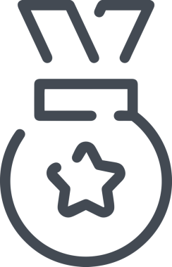 Beğeni, Favori, UI Tasarımı, Başarı ve Dijital Kullanım için Yıldız Tasarım Simgesi Simgesi