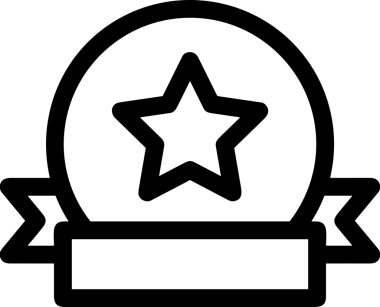 Beğeni, Favori, UI Tasarımı, Başarı ve Dijital Kullanım için Yıldız Tasarım Simgesi Simgesi