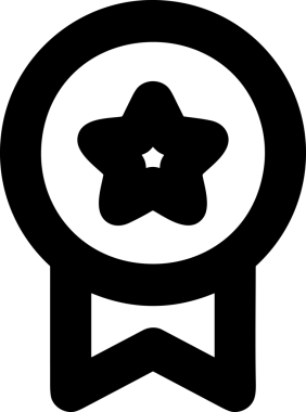 Beğeni, Favori, UI Tasarımı, Başarı ve Dijital Kullanım için Yıldız Tasarım Simgesi Simgesi