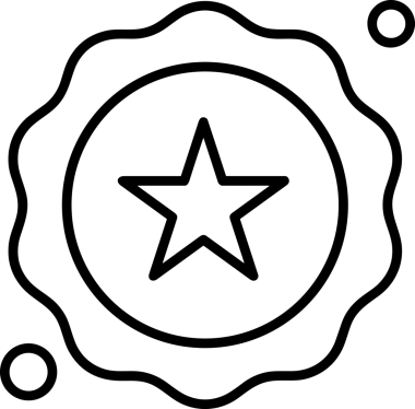 Beğeni, Favori, UI Tasarımı, Başarı ve Dijital Kullanım için Yıldız Tasarım Simgesi Simgesi