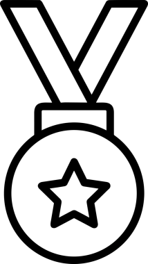 Beğeni, Favori, UI Tasarımı, Başarı ve Dijital Kullanım için Yıldız Tasarım Simgesi Simgesi