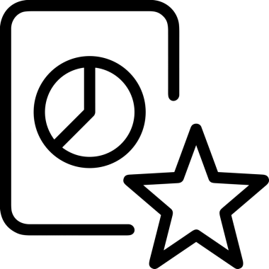 Beğeni, Favori, UI Tasarımı, Başarı ve Dijital Kullanım için Yıldız Tasarım Simgesi Simgesi