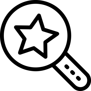 Beğeni, Favori, Kullanıcı Tasarımı, Başarı ve Dijital Kullanım için Yıldız Simgesi Simgesi