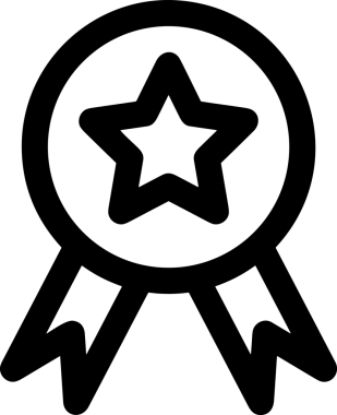 Beğeni, Favori, Kullanıcı Tasarımı, Başarı ve Dijital Kullanım için Yıldız Simgesi Simgesi