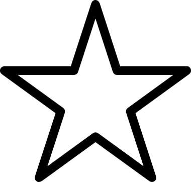 Beğeni, Favori, Kullanıcı Tasarımı, Başarı ve Dijital Kullanım için Yıldız Simgesi Simgesi