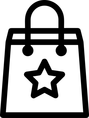 Beğeni, Favori, UI Tasarımı, Başarı ve Dijital Kullanım için Yıldız Tasarım Simgesi Simgesi