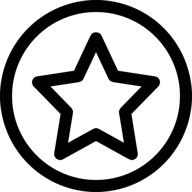 Beğeni, Favori, UI Tasarımı, Başarı ve Dijital Kullanım için Yıldız Tasarım Simgesi Simgesi