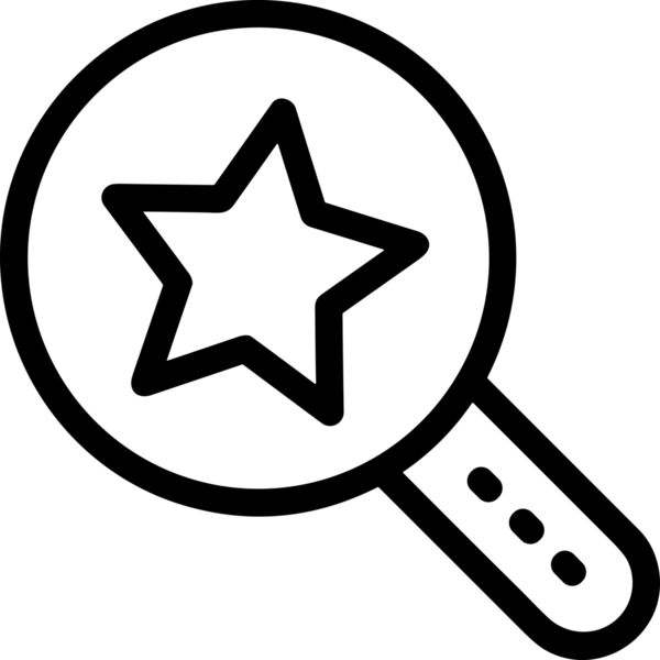 Beğeni, Favori, Kullanıcı Tasarımı, Başarı ve Dijital Kullanım için Yıldız Simgesi Simgesi