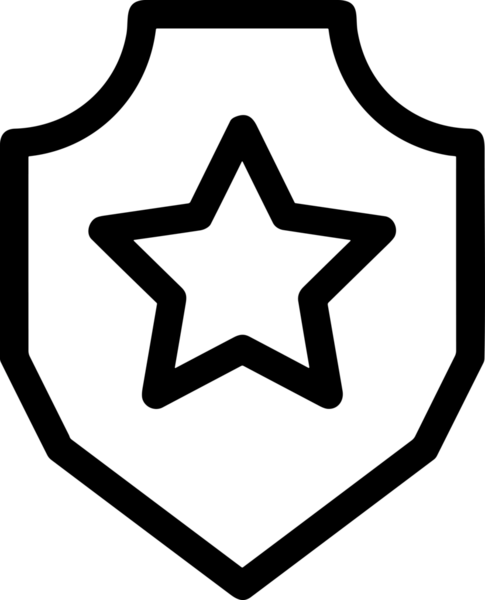 Beğeni, Favori, UI Tasarımı, Başarı ve Dijital Kullanım için Yıldız Tasarım Simgesi Simgesi