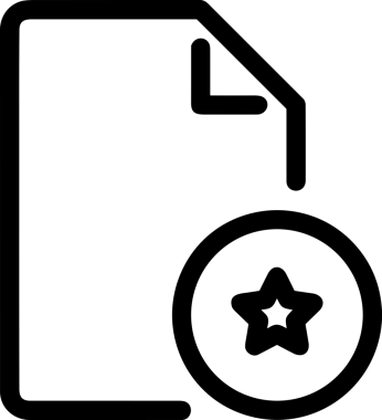 Beğeni, Favori, Kullanıcı Tasarımı, Başarı ve Dijital Kullanım için Yıldız Simgesi Simgesi