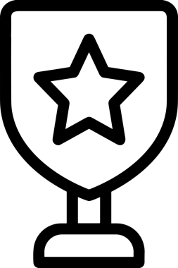 Beğeni, Favori, Kullanıcı Tasarımı, Başarı ve Dijital Kullanım için Yıldız Simgesi Simgesi