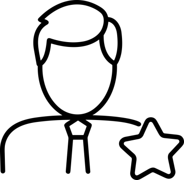 Beğeni, Favori, Kullanıcı Tasarımı, Başarı ve Dijital Kullanım için Yıldız Simgesi Simgesi