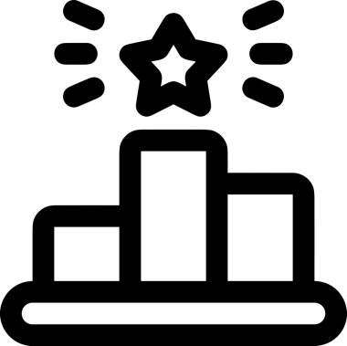 Beğeni, Favori, Kullanıcı Tasarımı, Başarı ve Dijital Kullanım için Yıldız Simgesi Simgesi