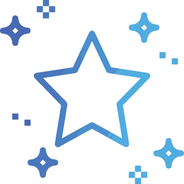 Beğeni, Favori, Kullanıcı Tasarımı, Başarı ve Dijital Kullanım için Yıldız Simgesi Simgesi