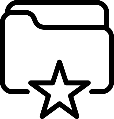 Beğeni, Favori, Kullanıcı Tasarımı, Başarı ve Dijital Kullanım için Yıldız Simgesi Simgesi