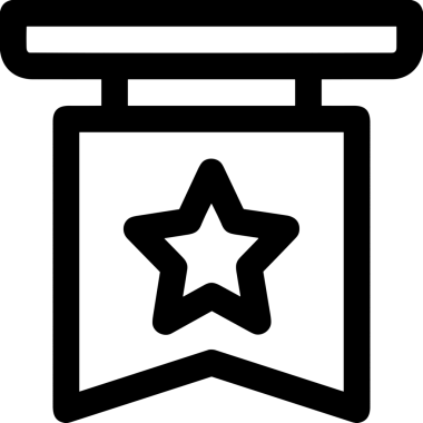Beğeni, Favori, Kullanıcı Tasarımı, Başarı ve Dijital Kullanım için Yıldız Simgesi Simgesi