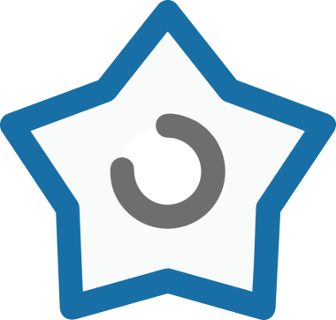 Beğeni, Favori, Kullanıcı Tasarımı, Başarı ve Dijital Kullanım için Yıldız Simgesi Simgesi