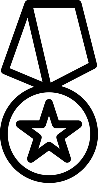 Beğeni, Favori, Kullanıcı Tasarımı, Başarı ve Dijital Kullanım için Yıldız Simgesi Simgesi