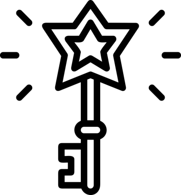 Beğeni, Favori, Kullanıcı Tasarımı, Başarı ve Dijital Kullanım için Yıldız Simgesi Simgesi