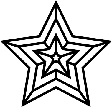 Beğeni, Favori, Kullanıcı Tasarımı, Başarı ve Dijital Kullanım için Yıldız Simgesi Simgesi