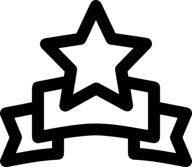 Beğeni, Favori, Kullanıcı Tasarımı, Başarı ve Dijital Kullanım için Yıldız Simgesi Simgesi