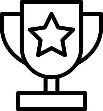 Beğeni, Favori, Kullanıcı Tasarımı, Başarı ve Dijital Kullanım için Yıldız Simgesi Simgesi