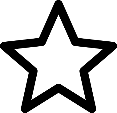 Beğeni, Favori, Kullanıcı Tasarımı, Başarı ve Dijital Kullanım için Yıldız Simgesi Simgesi