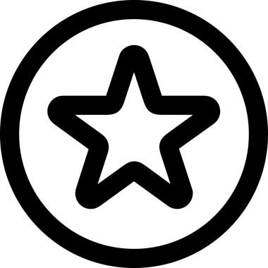 Beğeni, Favori, Kullanıcı Tasarımı, Başarı ve Dijital Kullanım için Yıldız Simgesi Simgesi