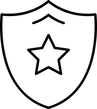 Beğeni, Favori, UI Tasarımı, Başarı ve Dijital Kullanım için Yıldız Tasarım Simgesi Simgesi