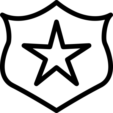 Beğeni, Favori, UI Tasarımı, Başarı ve Dijital Kullanım için Yıldız Tasarım Simgesi Simgesi