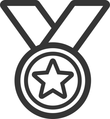 Beğeni, Favori, UI Tasarımı, Başarı ve Dijital Kullanım için Yıldız Tasarım Simgesi Simgesi