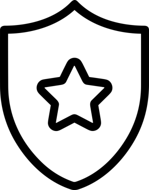 Beğeni, Favori, UI Tasarımı, Başarı ve Dijital Kullanım için Yıldız Tasarım Simgesi Simgesi