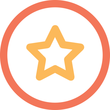 Beğeni, Favori, UI Tasarımı, Başarı ve Dijital Kullanım için Yıldız Tasarım Simgesi Simgesi