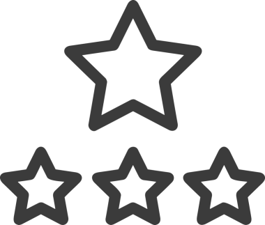 Beğeni, Favori, UI Tasarımı, Başarı ve Dijital Kullanım için Yıldız Tasarım Simgesi Simgesi