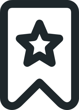 Beğeni, Favori, UI Tasarımı, Başarı ve Dijital Kullanım için Yıldız Tasarım Simgesi Simgesi