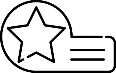 Beğeni, Favori, UI Tasarımı, Başarı ve Dijital Kullanım için Yıldız Tasarım Simgesi Simgesi