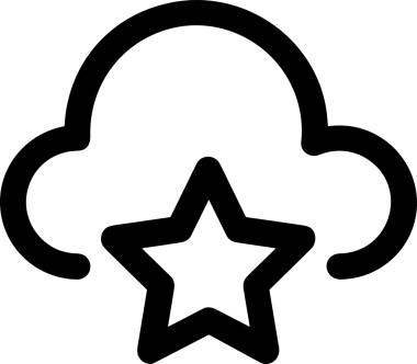 Beğeni, Favori, UI Tasarımı, Başarı ve Dijital Kullanım için Yıldız Tasarım Simgesi Simgesi