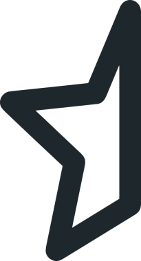 Beğeni, Favori, UI Tasarımı, Başarı ve Dijital Kullanım için Yıldız Tasarım Simgesi Simgesi