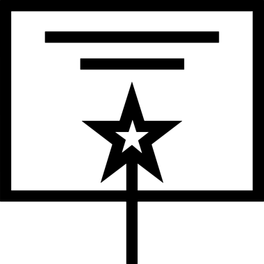 Beğeni, Favori, UI Tasarımı, Başarı ve Dijital Kullanım için Yıldız Tasarım Simgesi Simgesi