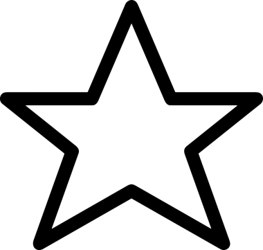 Beğeni, Favori, UI Tasarımı, Başarı ve Dijital Kullanım için Yıldız Tasarım Simgesi Simgesi