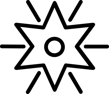 Beğeni, Favori, UI Tasarımı, Başarı ve Dijital Kullanım için Yıldız Tasarım Simgesi Simgesi