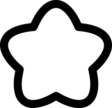 Beğeni, Favori, UI Tasarımı, Başarı ve Dijital Kullanım için Yıldız Tasarım Simgesi Simgesi